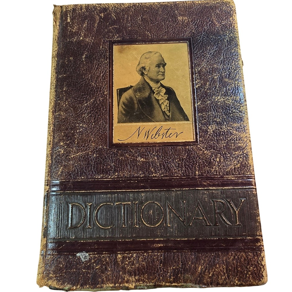 Webster's New Collegiate Dictionary Copyright 1951 Soft, Leatherlike Cover